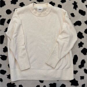 Aerie supersoft crewneck NWOT size M cream beige sweater crewneck